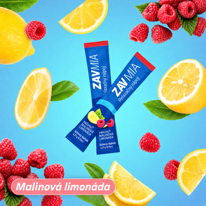 ZAVMIA Relaxačný nápoj – príchuť malinová limonáda